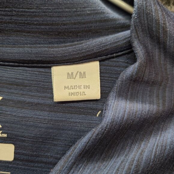 Cutter & Buck Mens Polo Shirt Blue Size Medium Illinois Button Down Short Sleeve - Picture 7 of 12